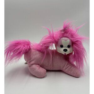 2015 Just Play Puppy Surprise Pink White Dog 1 Baby Stuffed Animal Plush Sparkle